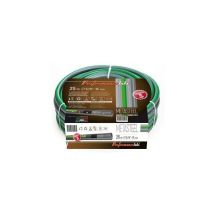 Tubo Da Giardino Mèta Steel A 5 Strati In Pvc Doppio Rinforzo Tessile Trecciato E Magliato - Lunghezza: 25 Metri, Diametro Ø: 19 Mm - 3/4 Di Pollice