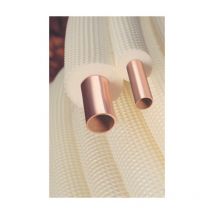 Coasol - Tubo de cobre de refrigeración aislado doble 1/4' - 5/8' - Rollo 20 m.