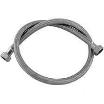 Tubo di carico in treccia di acciaio inox gigante per lavatrice 200 cm