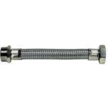 Tubo flessibile cm 30x 1/2' m-f raccordo acqua bagno lavabo lavello ricambio
