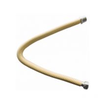 Tubo flessibile estensibile inox 1'' mf 500-1000 mm. ricoperto giallo