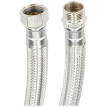 Tubo in acciaio inox aisi 304 epdm maschio 1/2'- femmina 1/2' 30 cm (Referenza: S6500109) - Fontastock