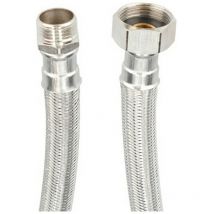 Tubo Fontastock Acciaio Inox aisi 304 epdm Maschio 1/2'- Femmina 3/4' 40 cm (Referenza: S6500113)