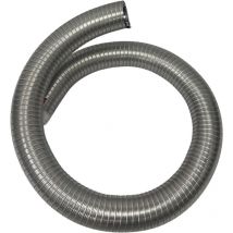 Tubo flessibile inox doppia parete interno liscio aisi 304 250 mm