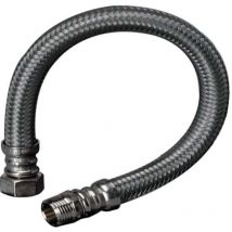 Tucai - Flexible sanitaire polymère Øintér.13mm - Femelle 1/2 / Mâle 1/2 - 300mm - taq super