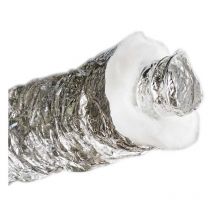 Tubo flessibile termo ventilazione pellet 60 mm x 10 mt coibentato