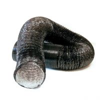 Mundoclima - Tubo flexible aluminio pvc negro para ventilacion y climatizacion Negro Ø254 - Negro