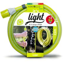 Armadillo Superlight 15 Metri, Il Tubo Super Leggero Da Giardino Anti Nodo E Anti Torsione Made In Italy - Idroeasy