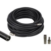 Tubo in gomma 8x17 con rinforzo per aria compressa 20 bar completo di raccordi - 25 metri