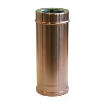 Elément linéaire mf - acier inoxydable/cuivre l 500 mm tube acier inoxydable/cuivre dp 500 d 80