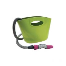 Tubo irrigazione estensibile aquapop kit borsa GF lime mt 5/15 +raccordi+lancia G.f.