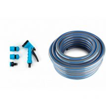 Tubo irrigazione flex 15mm con accessori inclusi - lunghezza 20 metri