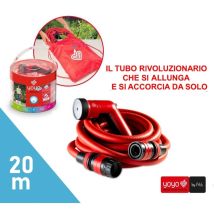 Tubo irrigazione / multi uso estensibile con pistola e set raccordi Fitt - Yoyo Go fino a 20m