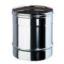 Tubo monoparete in acciaio inox Aisi da 25 cm 100 mm 100 mm