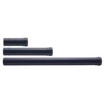 Tubo per stufe a pellet plus light nero opaco normale - CM.10X100, MM.0,7