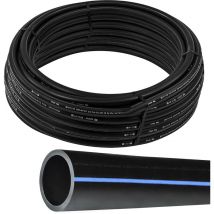 Esto - Tubo Irrigazione 10 pn 50 o 100 metri 20 25 32, Tubo Acqua Giardino, Tubo in Polietilene Alta Densità, Irrigazione Alta Pressione, Orto,