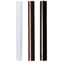 Tubo porcellanato per stufe a legna bianco ' ALA smalto classic' - MM.150X1000H.