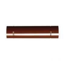 Tubo porcellanato per stufe a legna marrone ' ALA smalto classic' - ø mm.140x500h. ALA