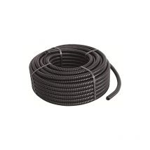 Tubo Protettivo Corrugato Pieghevole con Tirafilo, Nero, Diametro 25 (50 metri) Tubifor TF01025NT050