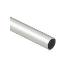 Duval Bilcocq - Tubo redondo de aluminio anodizado plata Ø16 mm - 1,5 mm de espesor - 3ml