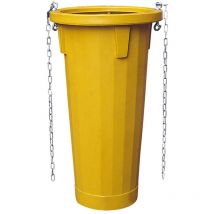 Dfl - Tubo Scarico Macerie Detriti Giallo Ø 50/40 Cm H. 110 Cm Cantiere Edilizia Pz 1