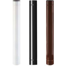 Tubo Smaltato Per Stufe Cm 50 Ø 15 Nero Lucido