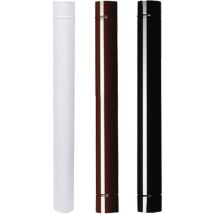 Tubo smaltato per stufe cm 100 ø 13 bianco