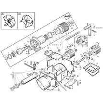 Original Gianni Ferrari turbina de recogida pre-ensamblados tubo de soporte 95302101600