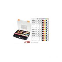 Tubo termorestringente Box 505 Unità Varios Colori e dimensioni Hft-set3