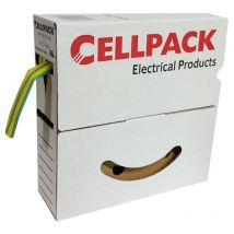 Cellpack - Tubo termorretráctil 6,4/3,2 Amarillo/Verde 10 metros 127058