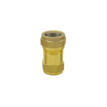 Tubofix Raccordo Rapido Scorrevole in Ottone – 50 atm – Maschio, Femmina, Doppio – Temperatura: -20° C a +120° C