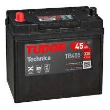Tudor - TB455 Batería de Coche 45Ah 330A en +izq