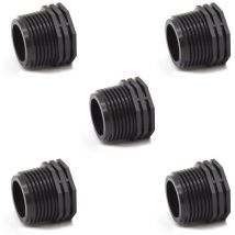 Außenmutter aus Polyethylen M 1 1/2 - H 3/4. Packung mit 5 Einheiten. Exclusives Angebot