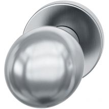 Türknopf 23 0802 03400 – Edelstahl – Ø 50 mm – M12 Gewinde – rund – für Zimmertüren – FSB
