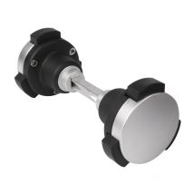 Locinox - Türknopfdrückerpaar Kidloc, 59/54,6/41 mm, vk 8x90 mm,Edelstahl/Poly.