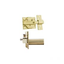 Türriegel cs88l m50. Messingausführung. 50mm Zylinder. mit 5 Sicherheitsschlüsseln. ifam