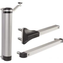 Locinox - Türschließer Lion, für Türen bis zu 75 kg, Aluminium silberfärbig