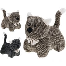 Türstopper Katze farbig sortiert 19x14x20cm
