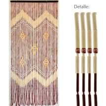 Türvorhang 42 Bambusstreifen 90x200 cm