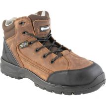 Tuffsafe Metatarsal Protection Safety Hiker Boots, Brown, Size 11