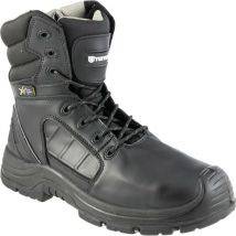 Tuffsafe - S3 Metatasal Potection Safety Boots, Black, hi Leg, Size 10 - Black
