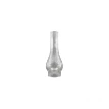 Tulipe en verre de lampe à huile picasso transparente 10x28cm ouverture 7cm