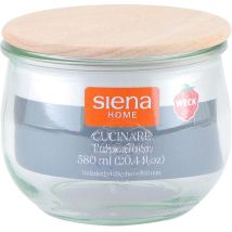 Siena Home - Tulpe-glas 'cucinare' Hd 580 Ml Weck-glas, Buchenholz