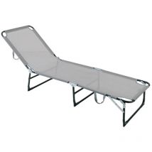 Cama plegable zaria texaline gris - TRANSA099