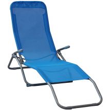 Cosma - Tumbona plegable color confortable asiento jardin mar mod.Samba
