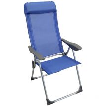 Tumbona de playa plegable de jardín azul mod.Giulia