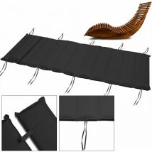 Detex - Deuba Almohadilla para Tumbona Cojín para sillón de jardín incl. almohada - Varios colores Antracita