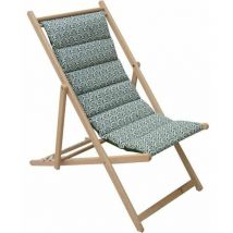 Chilienne matelassée Norvege avocat - tissu traité déperlant - Jardin Prive