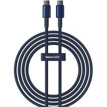 Tungsten Gold USB-C - Câble USB-C 100W 2m - bleu marine