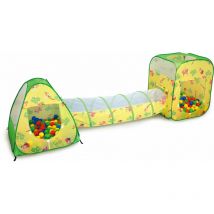 Tunnel 3 in 1 Gioco per Bambini con 100 Palline Miller